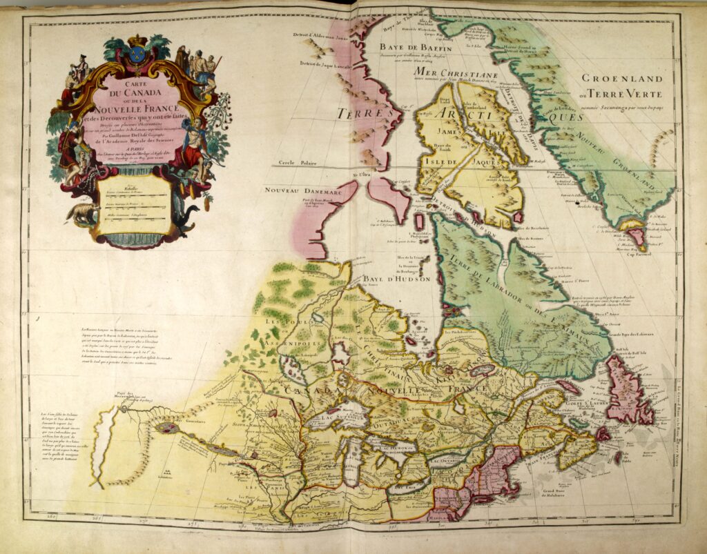 De L'Isle Carte du Canada 1703