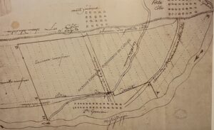 Map of Old Ste. Genevieve (Photo: T. Thompson)