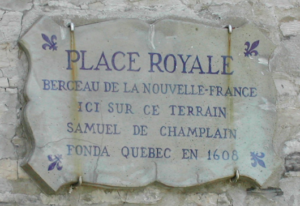 Commemorative Plaque, Québec City (Photo: R. Duvick)